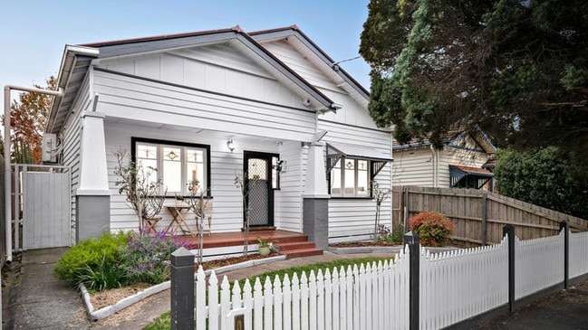 The home is close to Melville Rd’s trams, schools, parks, shops and cafes.
