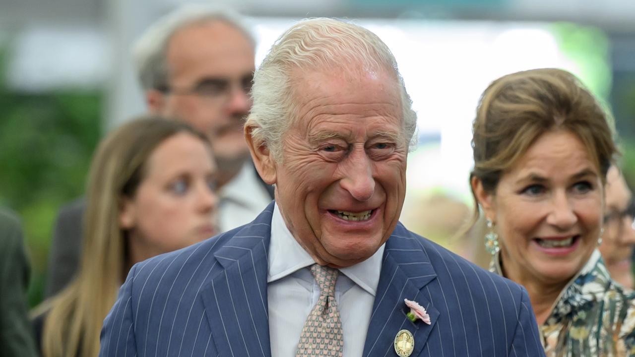 King Charles, all smiles at the Chelsea Flower Show last week. Picture: Paul Grover – WPA Pool/Getty