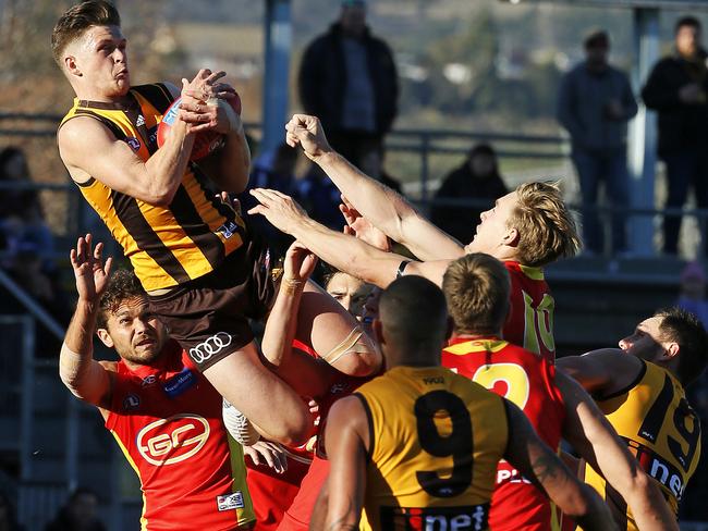 Hawthorn plays four games a year in Launceston. Picture: CHRIS KIDD