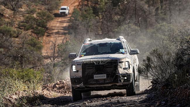 The next-generation Ford Ranger has undergone extensive testing in Australia. Picture: Supplied