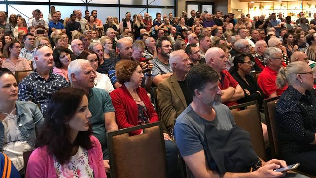 Guests at the Save North Lakes Golf Course public meeting on Sunday, August 5. Picture: Matt Williamson