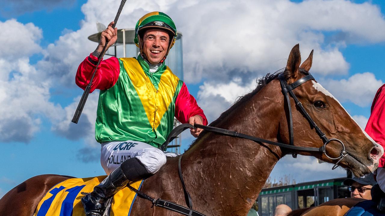 The racing world is in shock after the tragic passing of jockey Dean Holland. Picture: Jake Nowakowski