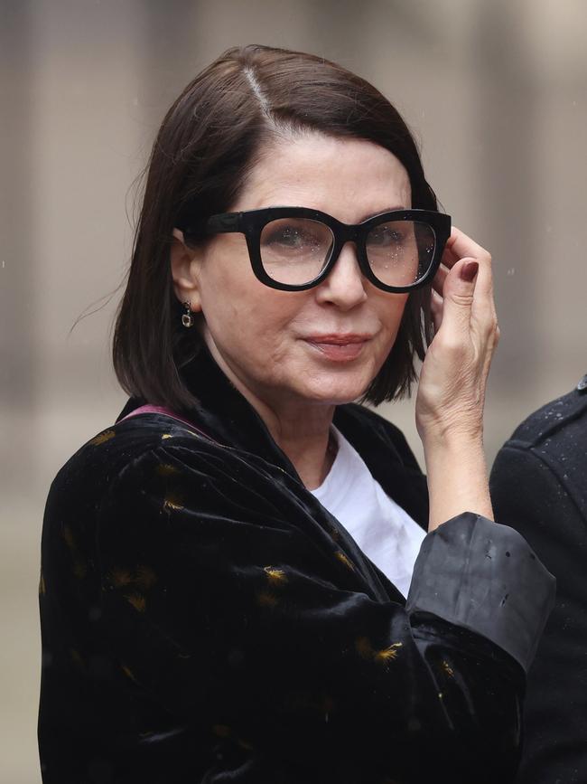 Sadie Frost attends the Royal Courts of Justice in her role as claimant. Picture: Getty Images.