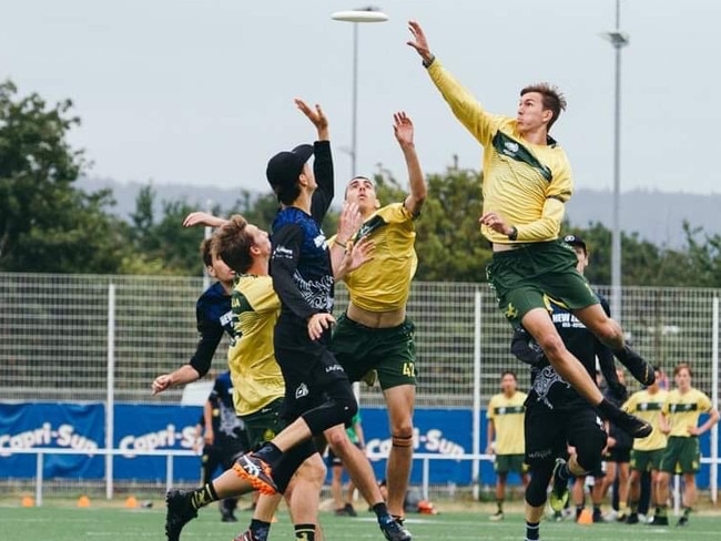 The Goannas in action at the 2019 Ultimate Championships. Picture: Supplied