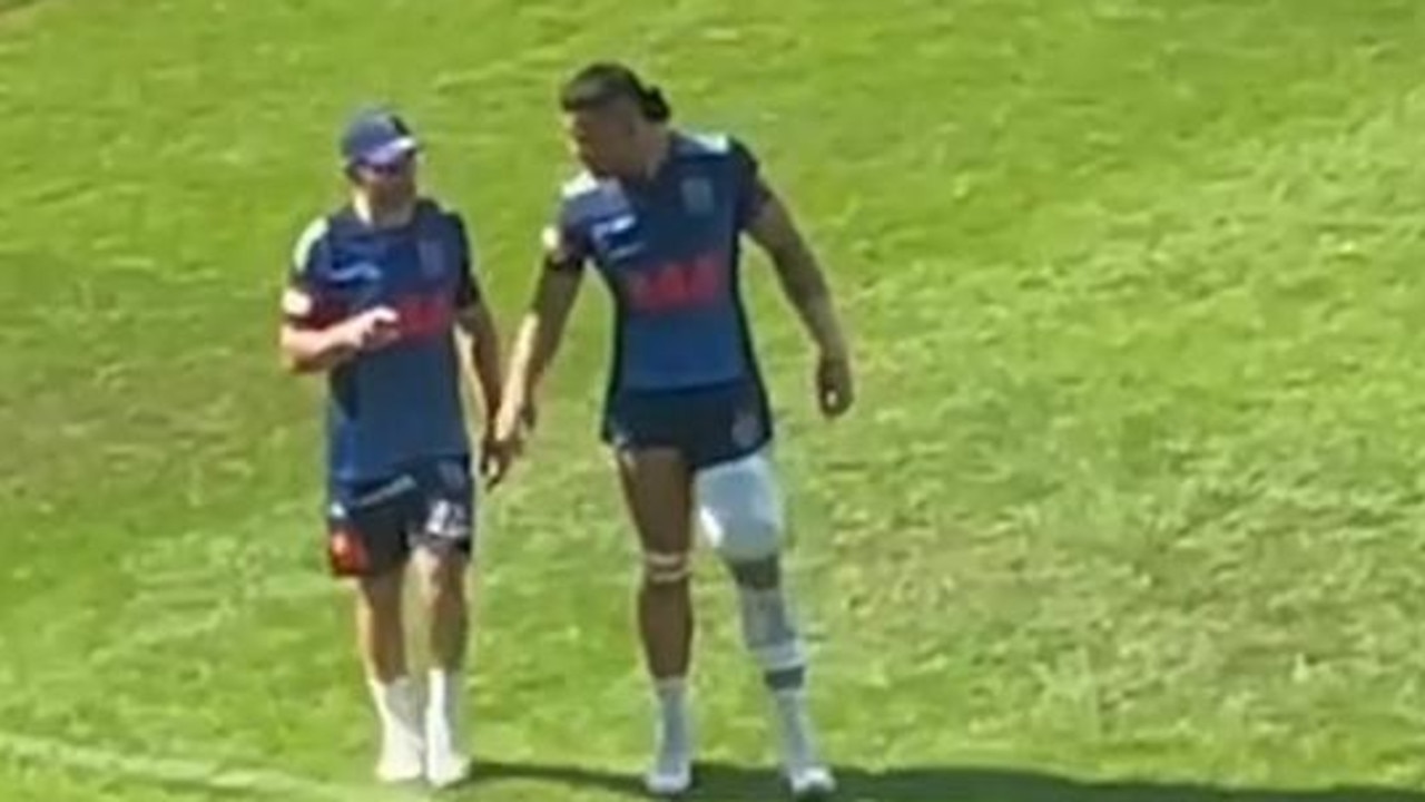A leaked image of Stephen Crichton’s injury has angered Blues officials.