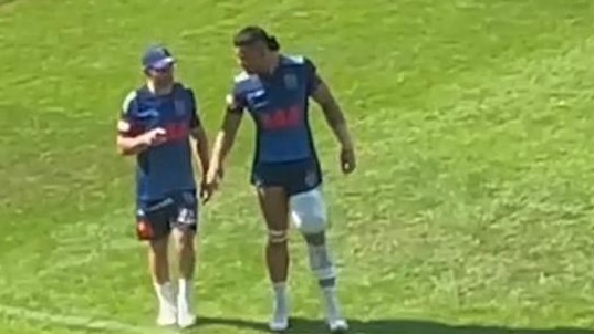 A leaked image of Stephen Crichton’s injury has angered Blues officials.