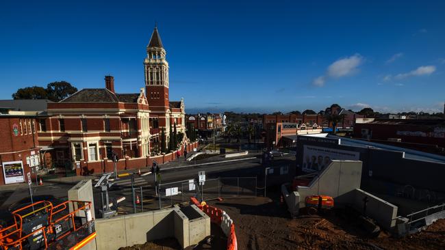 Mentone Station will open up to the Mentone Piazza space and Kilbreda College. Picture: Penny Stephens