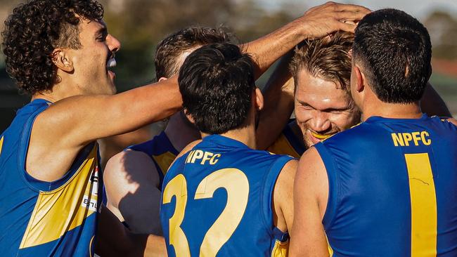 EFNL 2025: Sam Gilbert toasted a win on debut for Noble Park. Picture: Supplied