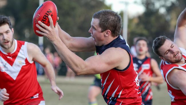 Key forward Matt Perry missed the grand final through suspension. Picture: George Salpigtidis