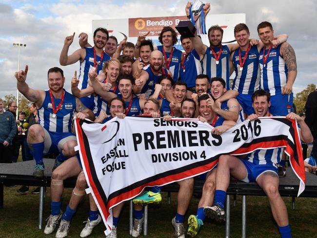 Peter Farrell took Ferntree Gully to its first flag in 29 years. Picture: Christopher Chan.