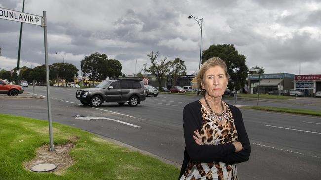 Yvonne Wood is one of the drivers who wants to see the intersection fixed. Picture: Ellen Smith