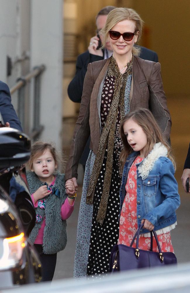 Nicole Kidman and daughters in Sydney for belated birthday catch ...