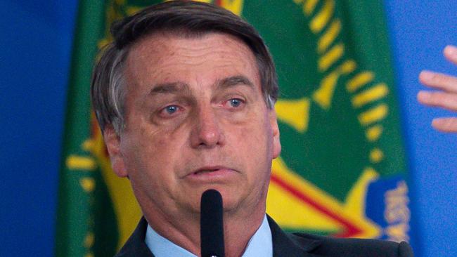 President Jair Bolsonaro spent months downplaying the virus. Brazil now has the second highest number of cases in the world, following the US. Picture: Getty