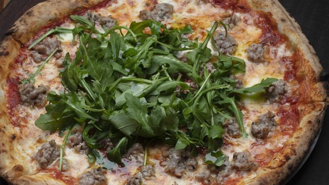 Julius Pizzeria’s Salsicca pizza Photography : Russell Shakespeare