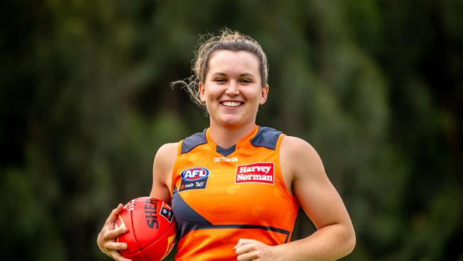 Alyce Parker has made the AFLW All-Australian team. Picture: AAP Images