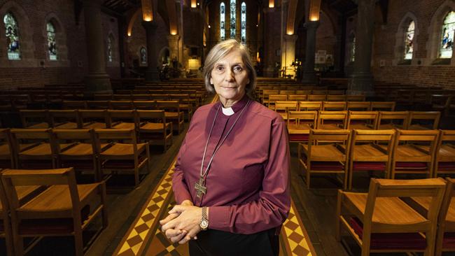 Anglican Archbishop of Perth Kay Goldsworthy at St George's Anglican Cathedral in Perth. Picture: Colin Murty