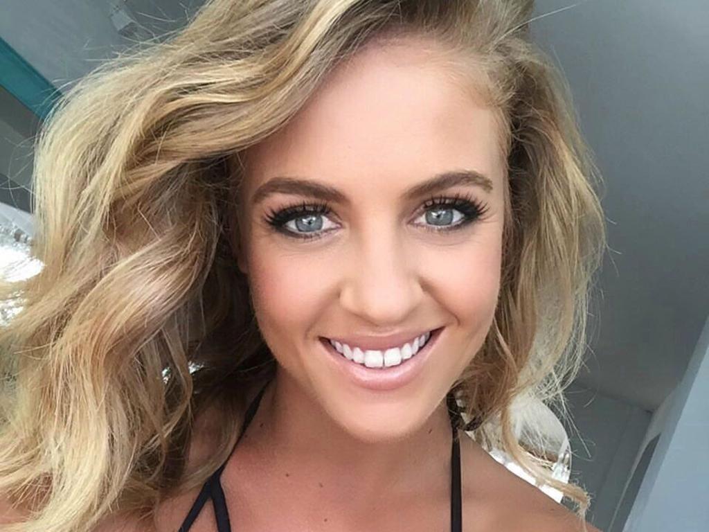 The former NRL cheerleader is on bail for unrelated charges. Picture: Instagram