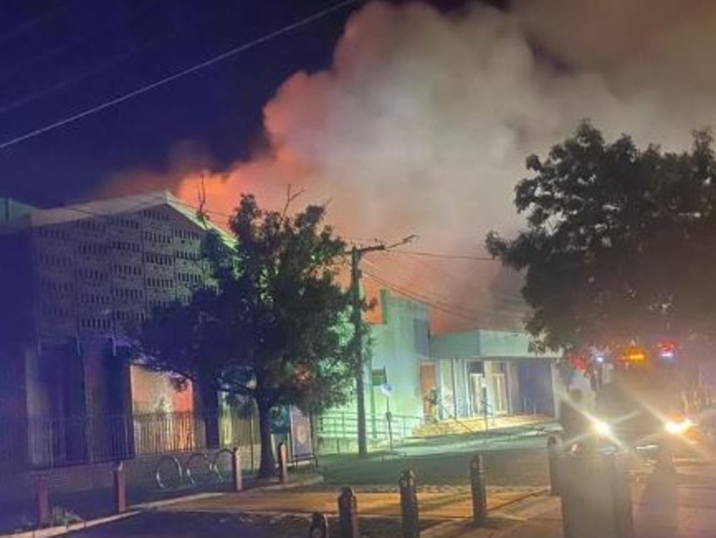 The fire began at one of Australia’s busiest synagogue’s about 4.10am on Friday. Picture: Supplied