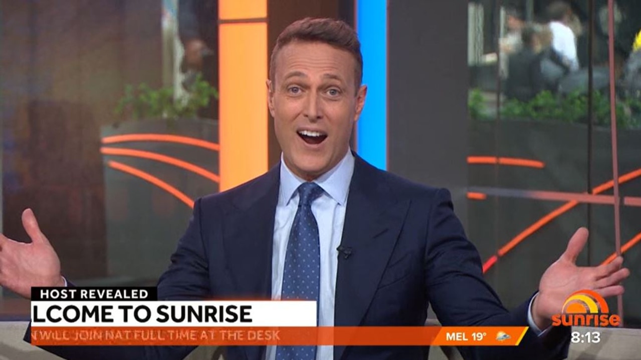 Former Olympian Matt Shirvington is the new host. Picture: Sunrise