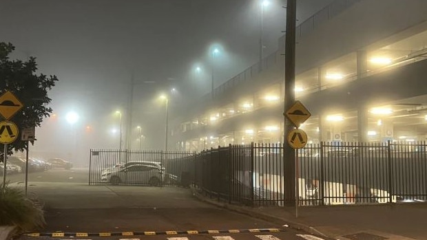 Blacktown station on Monday morning. Picture: Reddit