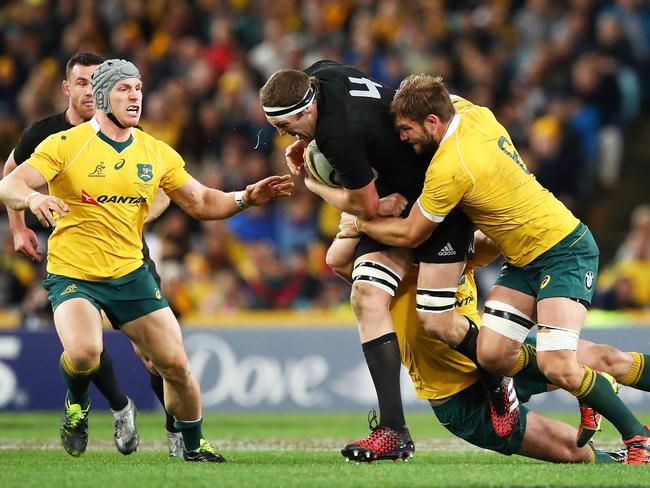 Brodie Retallick got through a mountain of work.