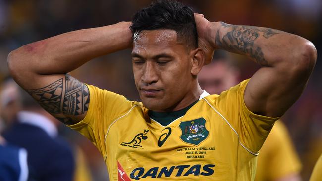 Israel Folau plans to fight for his career. 