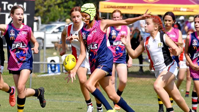 Morningside Vs North Lakes in the AFLQ Youth Grand Finals. Saturday September 4, 2021. Picture, John Gass