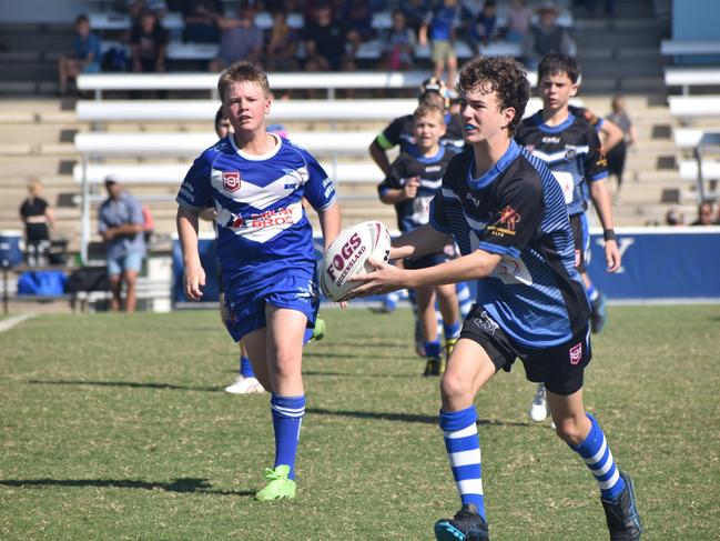 Rockhampton District Junior Rugby League CQ Club Challenge, under-13, Norths Knights versus Springsure, Browne Park, June 24, 2023.