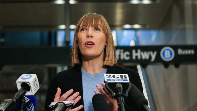 Minister for Transport Jo Haylen said the new Metro will carry more passengers than the Harbour Bridge and the Harbour Tunnel combined. Picture: Newswire / Gaye Gerard