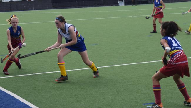 Gympie hosted the 2021 Under 13 Girls State hockey championships over the last four days, with Brisbane teams taking out two of the three division titles. Pictures: Josh Preston