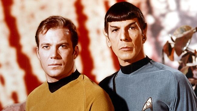 Original series ... William Shatner as Captain Kirk and Leonard Nimoy as Spock in Star Trek.