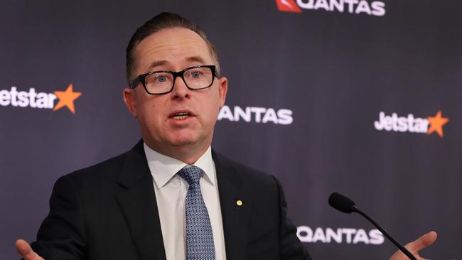 Qantas CEO Alan Joyce. Picture: Getty Images