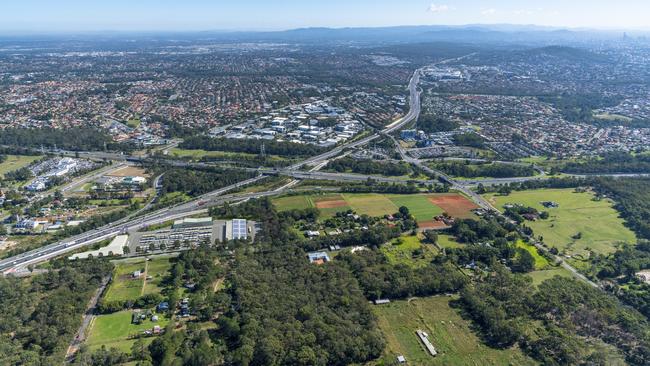 An artist’s impression of the Brisbane Metro depot in Rochedale. 