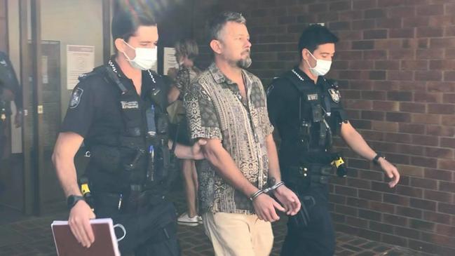 Todd James Dent was taken into custody after he refused to engage in the court process. Picture: Laura Pettigrew.