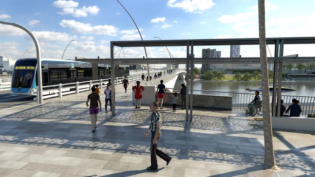 A "riverlook" veranda will be build a North Quay as part of the overhaul of Victoria Bridge.