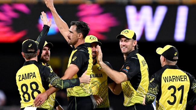 Mitchell Starc was dropped for the game against Afghanistan. (Photo by Bradley Kanaris/Getty Images)