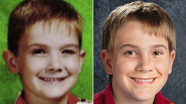 Timmothy Pitzen missing boy with age-porgressed pciture on right