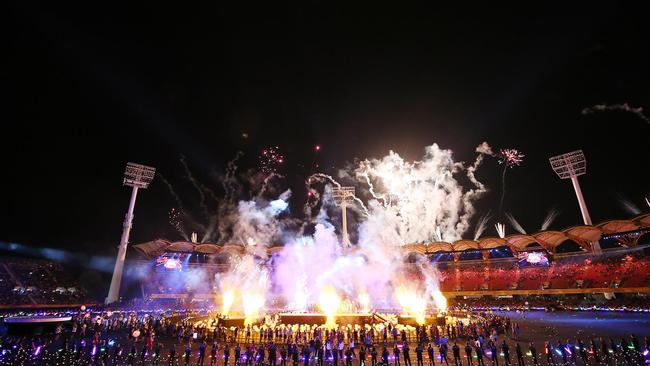 The Gold Coast Commonwealth Games Closing Ceremony at Carrara Stadium was a massive celebration but many businesses did not feel like partying. Photo credit: A Carlile/MEGA