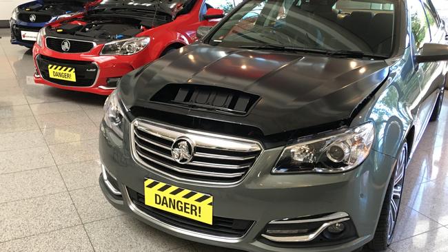 Non-genuine and counterfeit bonnets on the new Holden Commodore are causing  some major headaches. Picture: Supplied