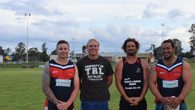 TRL ALL STARS: Cowboys players Josh Cruice, Mitch Watson, Craig Donn and Joe Fuimaono, as well as Jarred Bradfield, Ben and Harry Sullivan (not pictured) will play for the TRL All Stars against SW Emus.