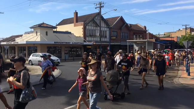 Invasion Day protest in Lismore