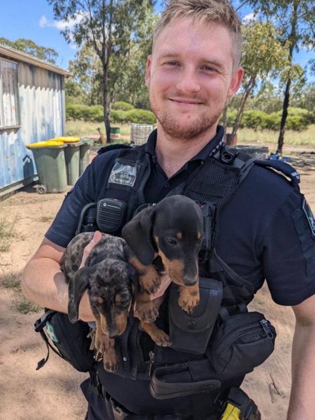 Constable Matthew Arnold, 26, was one of two Queensland police officers murdered in cold blood during an ambush on a property in Wieambilla on the Darling Downs. Pic Supplied.