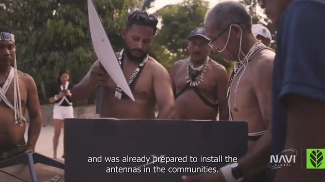 Remote Amazon tribe connects to Elon Musk's Starlink internet service
