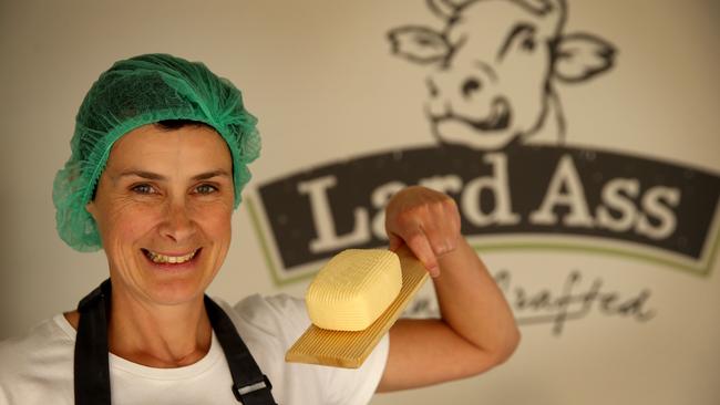 Utterly butterly: Monica Cavarsan and her cultured butter. Picture: ANDY ROGERS