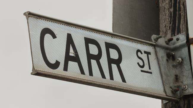 Geelong council has proposed to change the name of Carr St and divide it into multiple sections. Picture: Alison Wynd