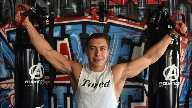 Ian D'Andrade at his gym in Bundall. Photo: Steve Holland