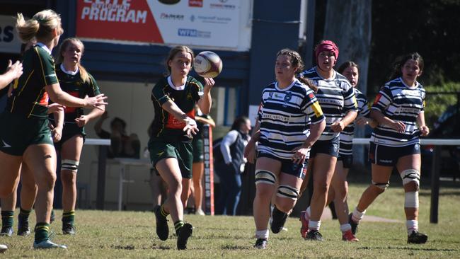 Premier Womenâ&#128;&#153;s rugby between Wests and Brothers. Saturday May 20, 2023. Picture: Nick Tucker.