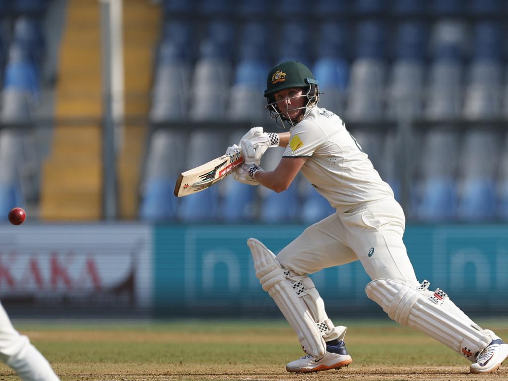 Beth Mooney was central to a dramatic start to the Test. Picture: Pankaj Nangia/Getty Images