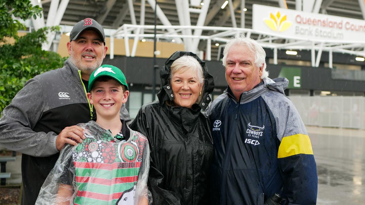 The Langtrees head into Queensland Country Bank Stadium for the NRL All Stars on Friday night. Picture: Blair Jackson