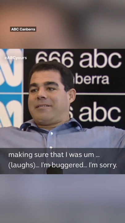 'I'm buggered': Mal Meninga walks out of iconic interview